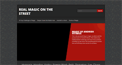Desktop Screenshot of magicblog.andriehvitimus.com